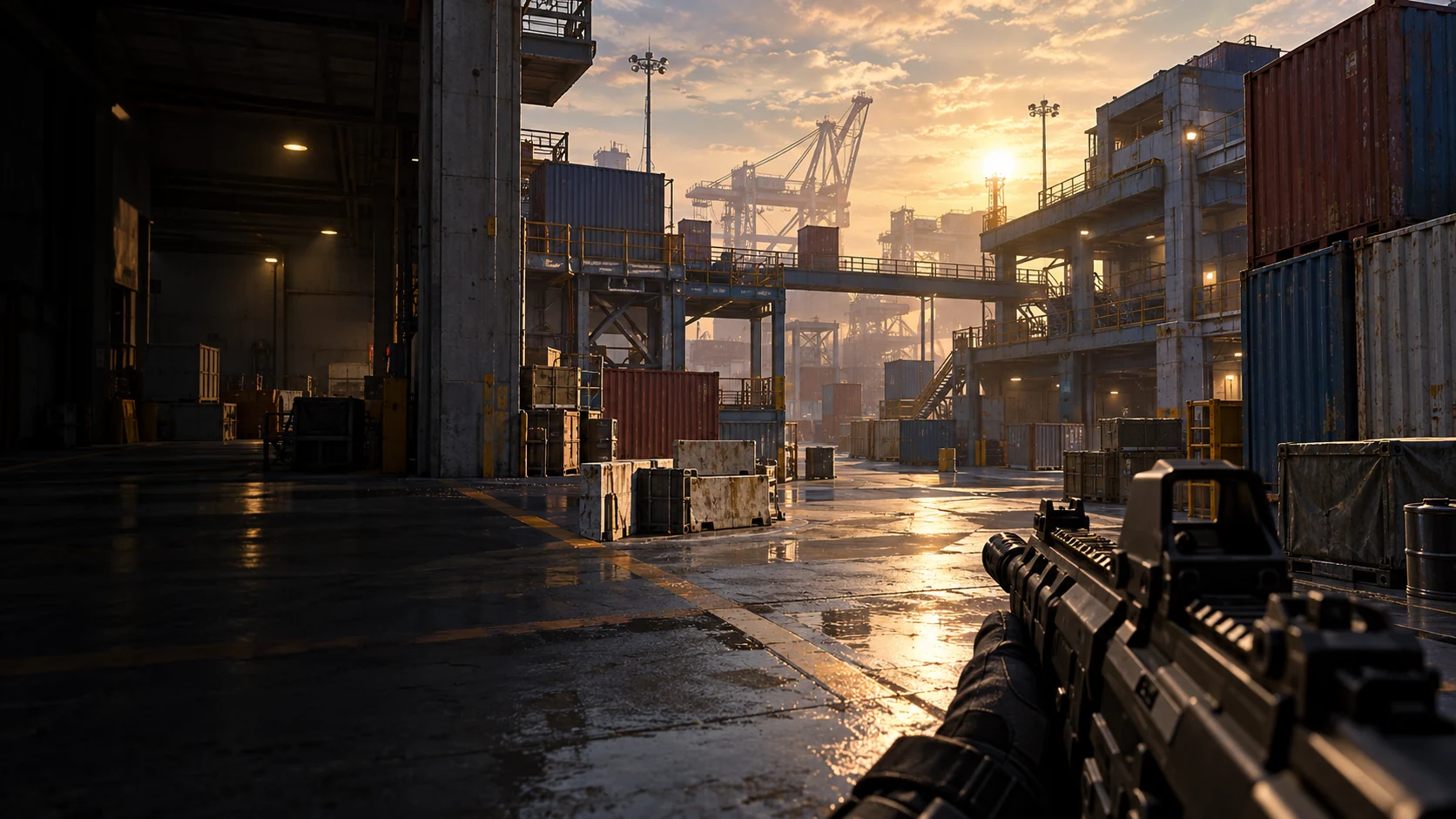 Operation Ironhold industrial FPS environment